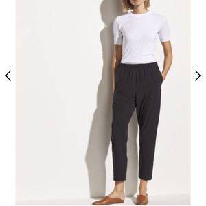 Vince Travel Pant Black Tuxedo Stripe S